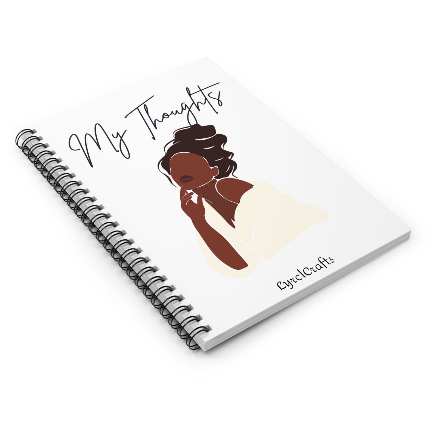 My Thoughts Spiral Notebook - Ruled Line