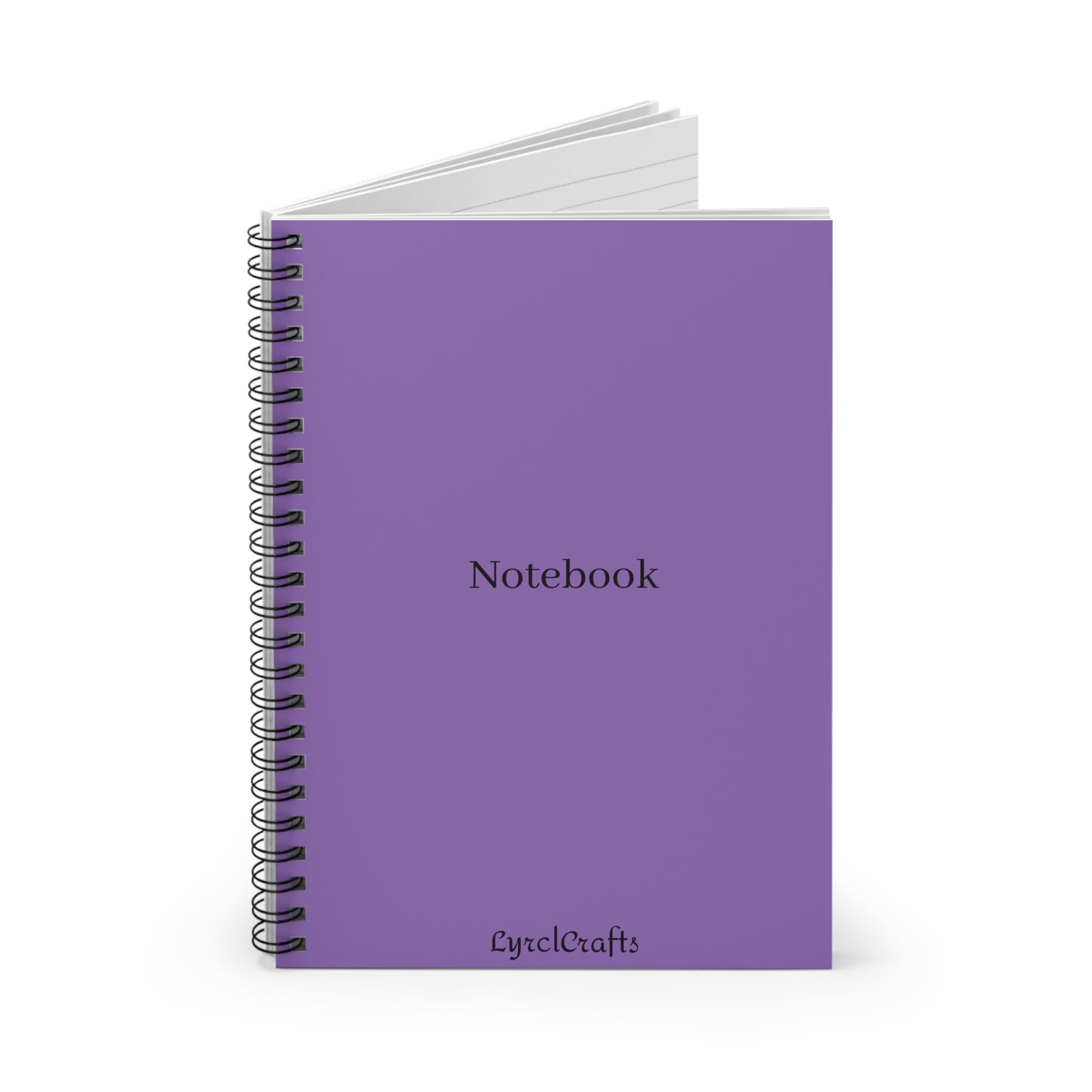 Light Purple Spiral Notebook - Ruled Line
