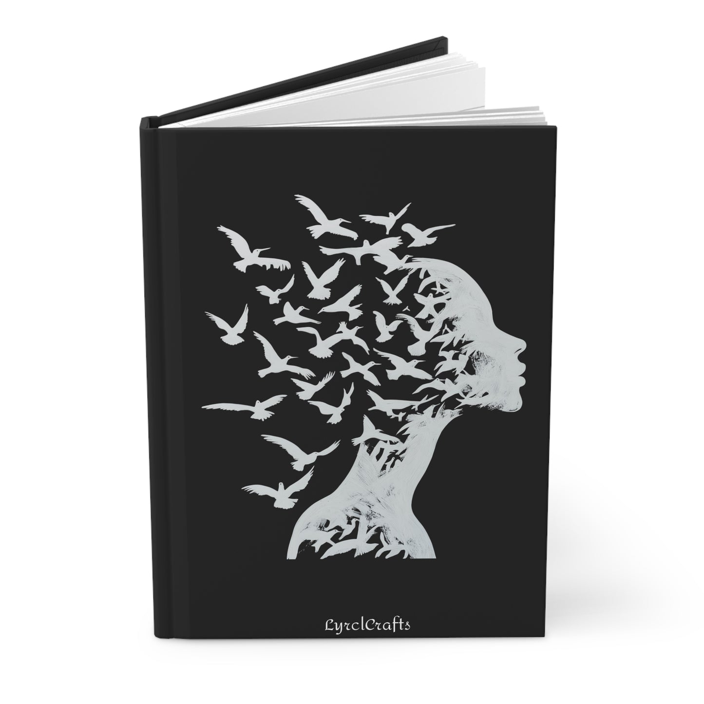 Fly away Woman Hardcover Journal