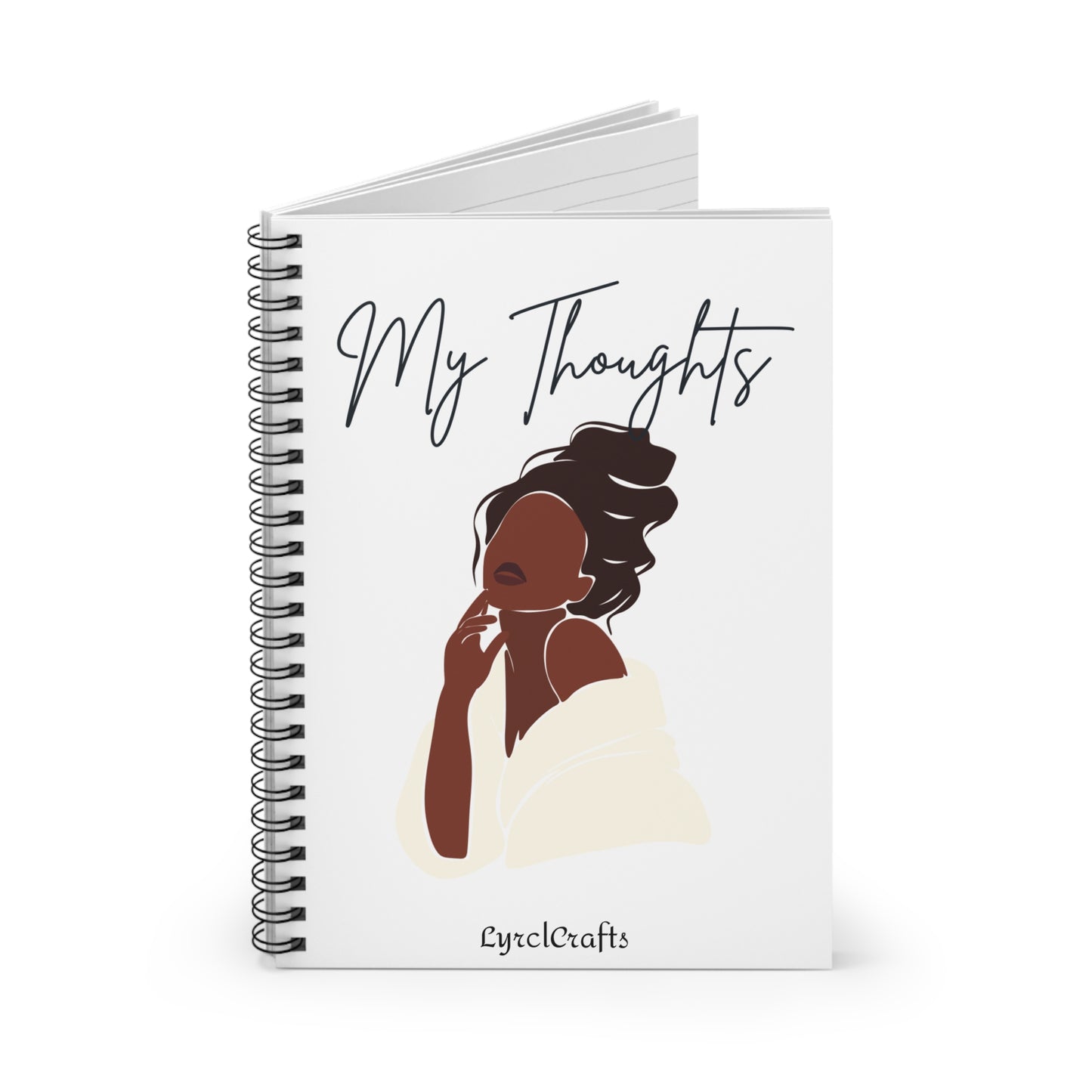 My Thoughts Spiral Notebook - Ruled Line