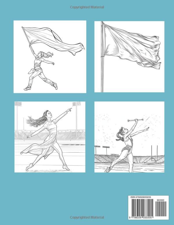 For the Love of Guard: A Colorguard Coloring Book