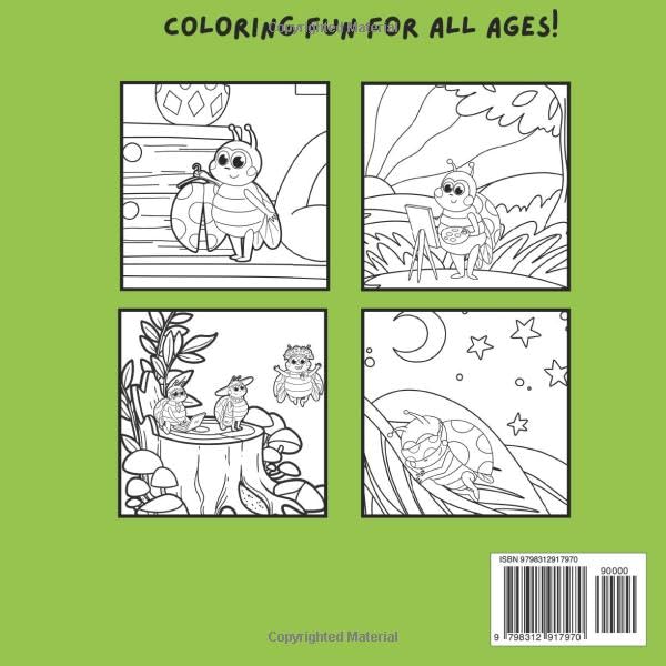 A Day with Lulu LadyBug: Coloring Fun for All Ages