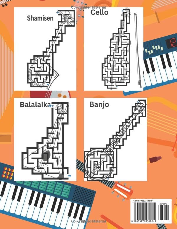 Musical Instrument Maze: A Harmonius Journey- easy to medium level