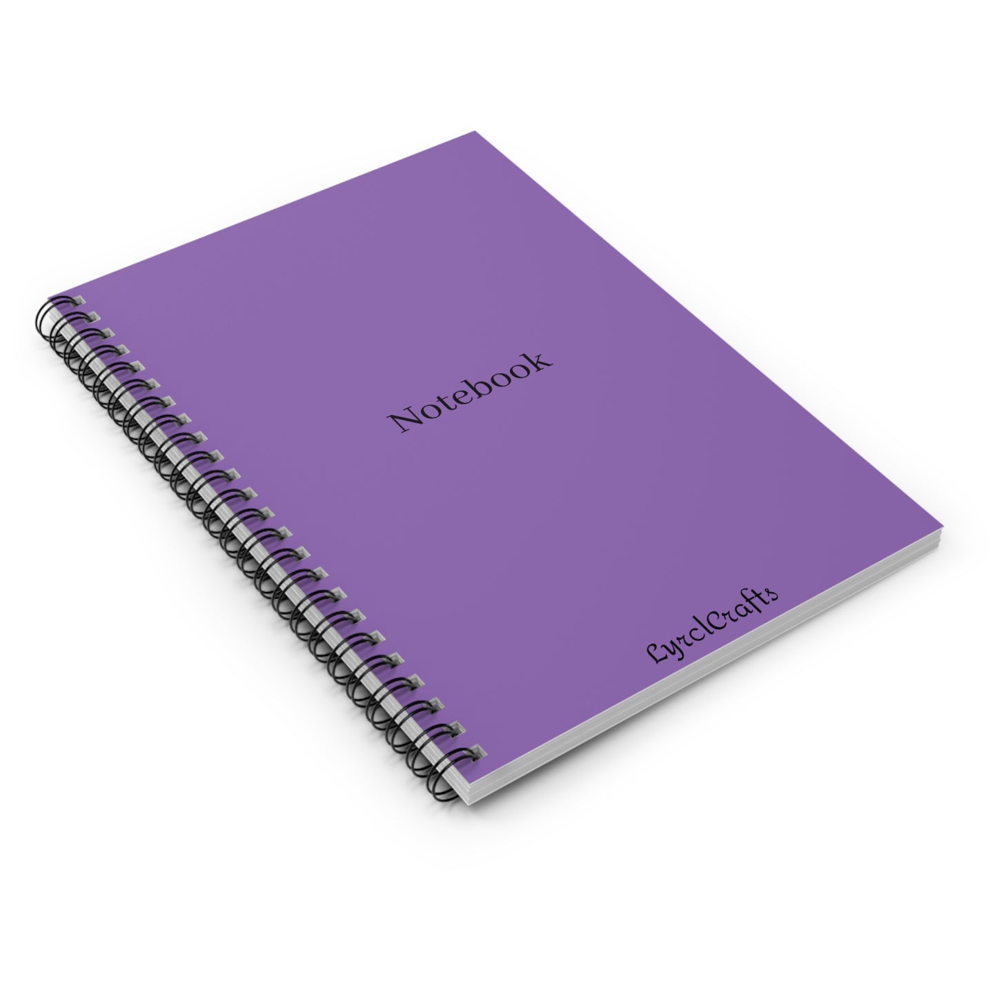 Light Purple Spiral Notebook - Ruled Line