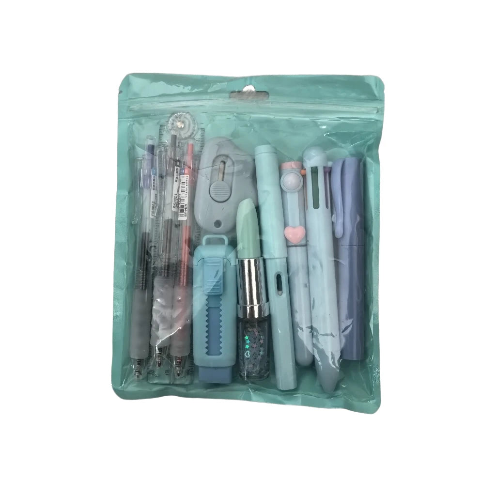 11-in-1 Student Stationery Set Back To School Materials Useful Study Supplies