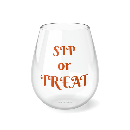 Sip or Treat Wine Glass, 11.75oz