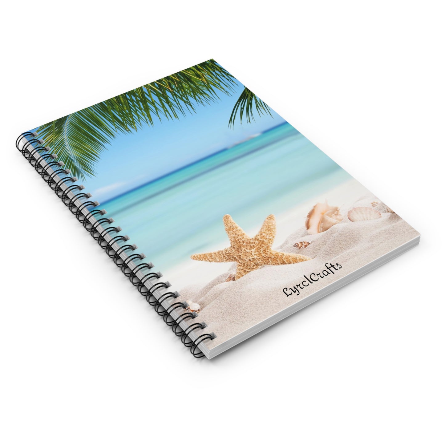 Beach Spiral Notebook