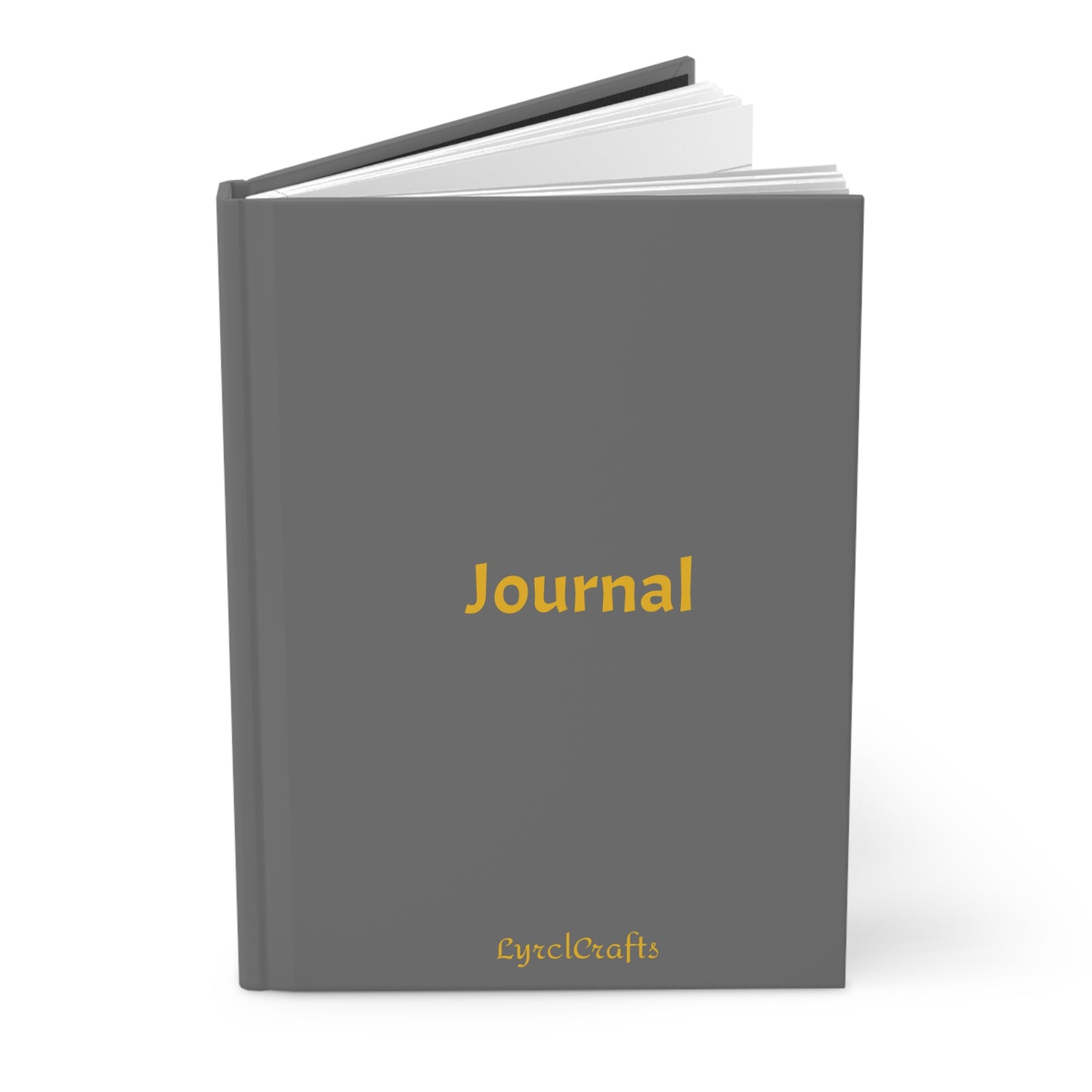 Gray Hardcover Journal Matte