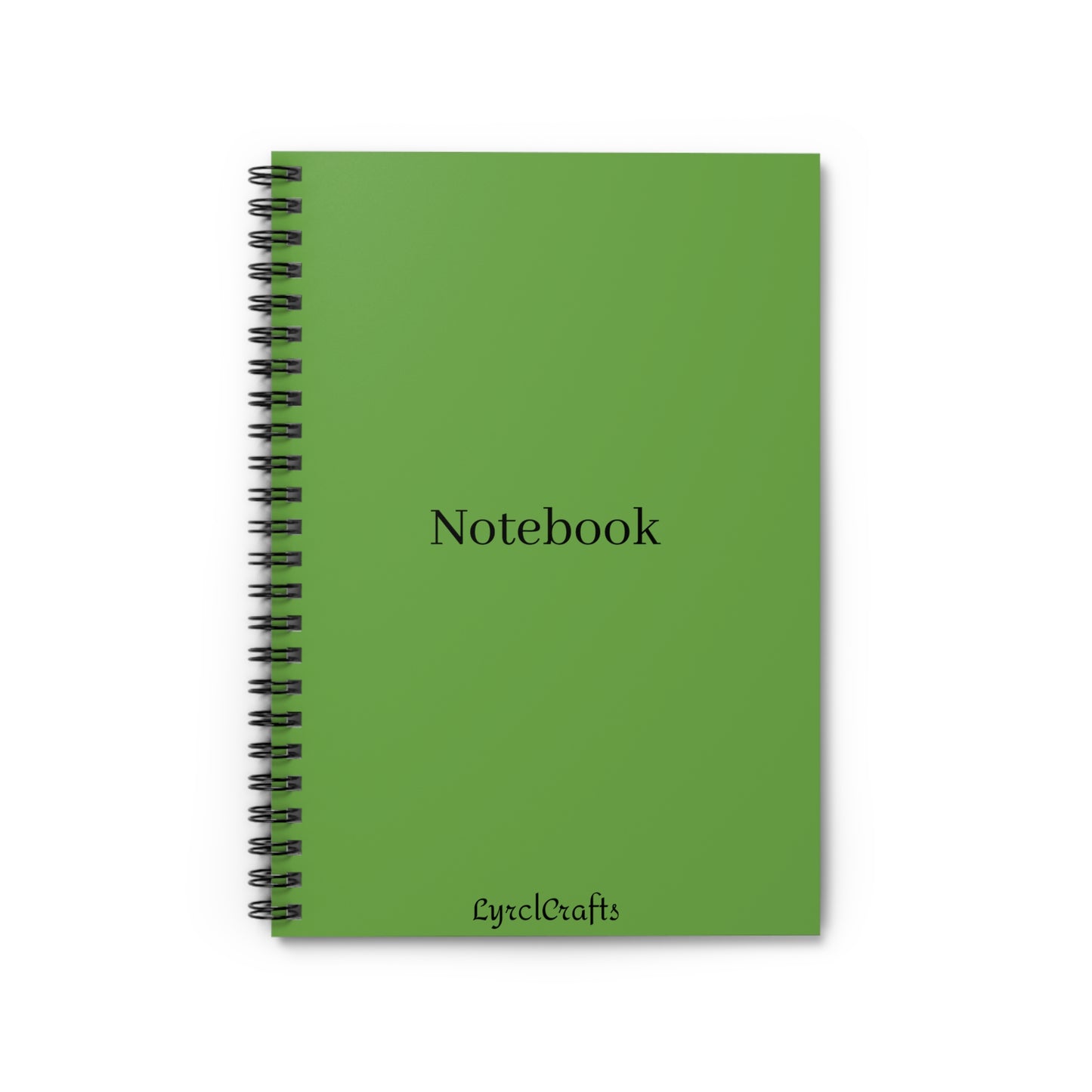 Green Spiral Notebook - Ruled Line