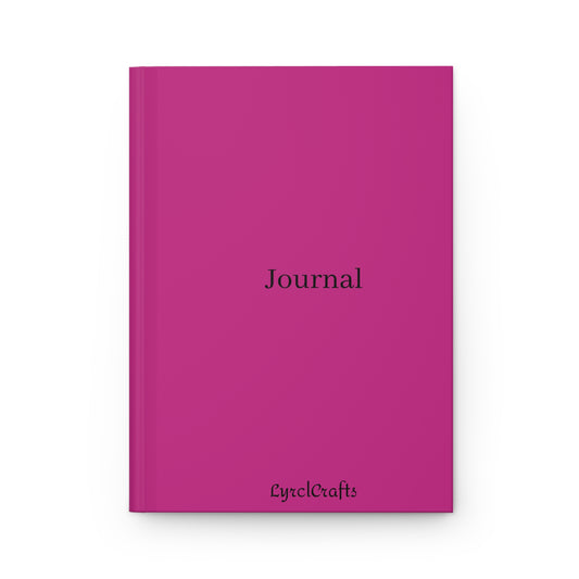 Pink Hardcover Journal Matte