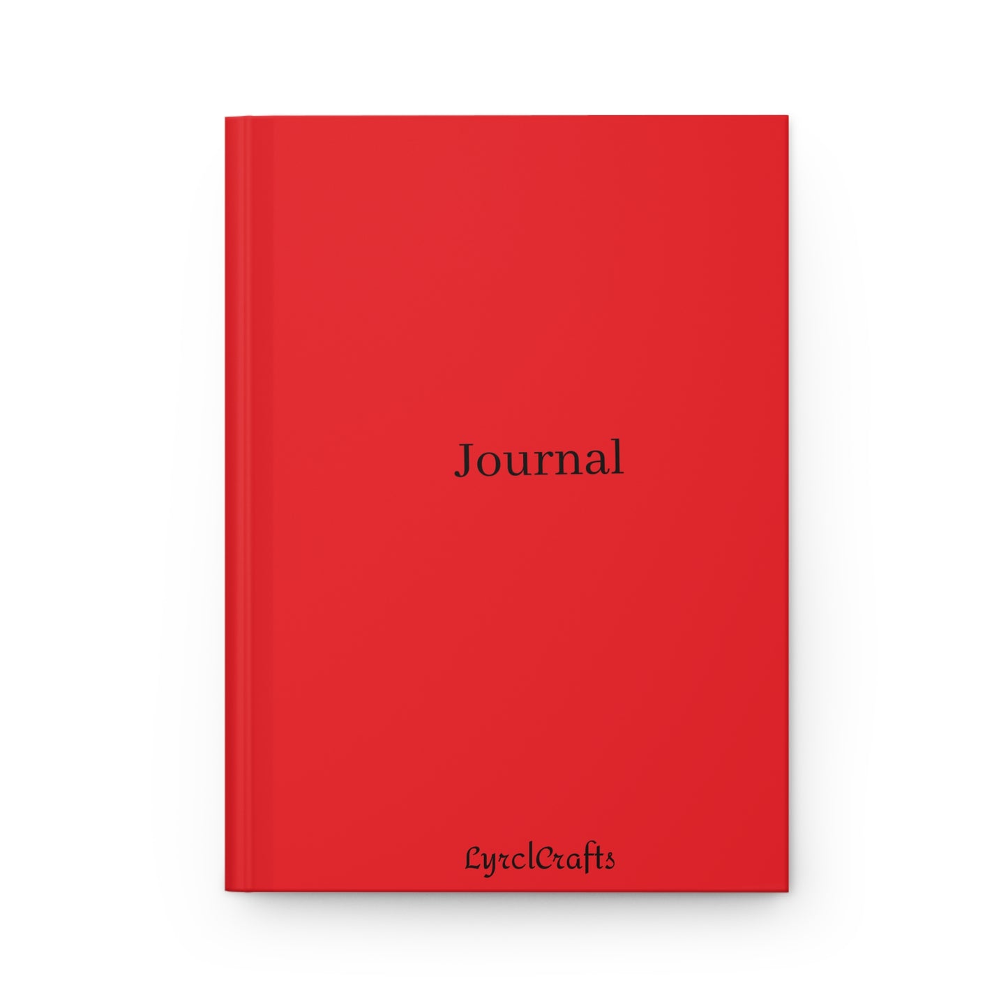 Red Hardcover Journal Matte