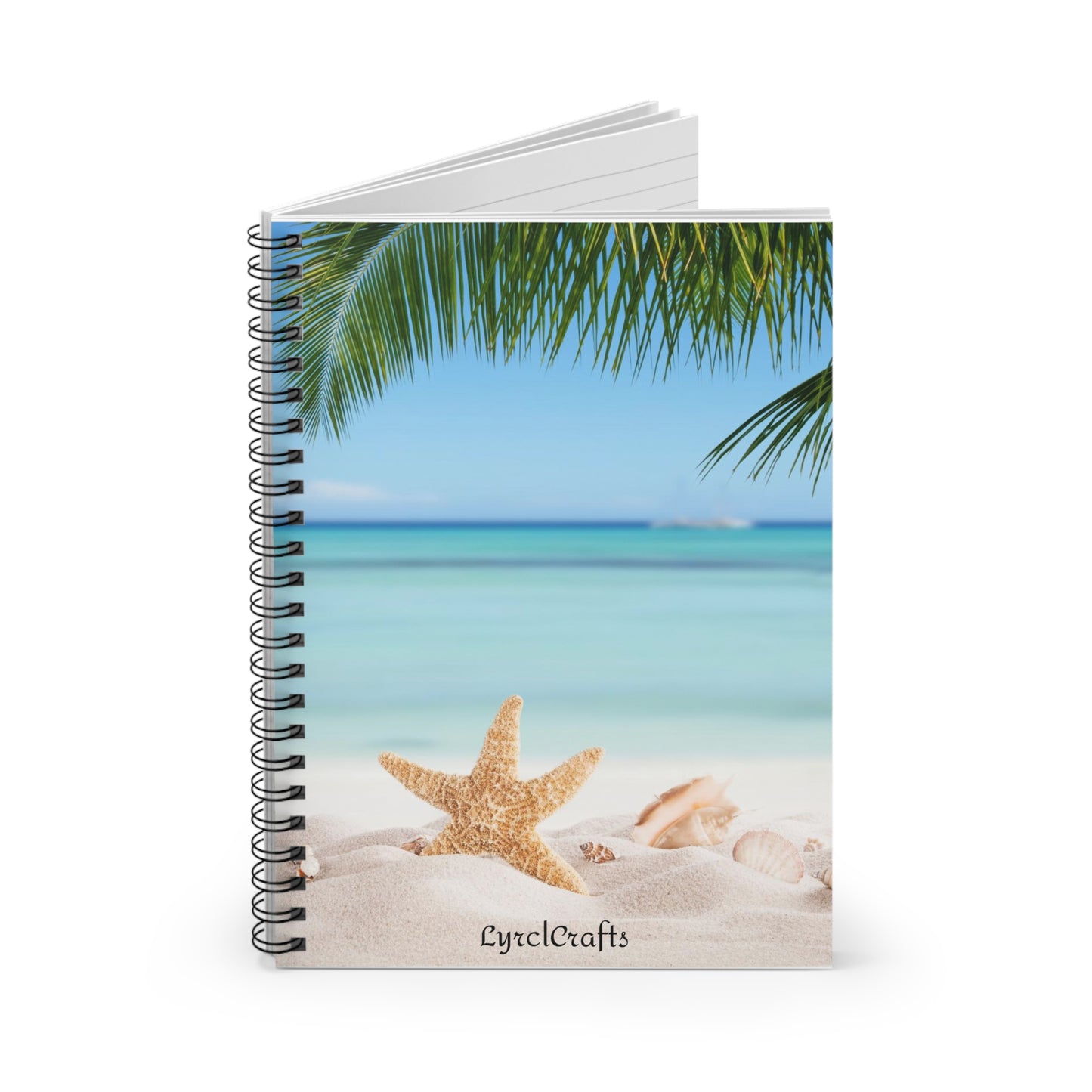 Beach Spiral Notebook