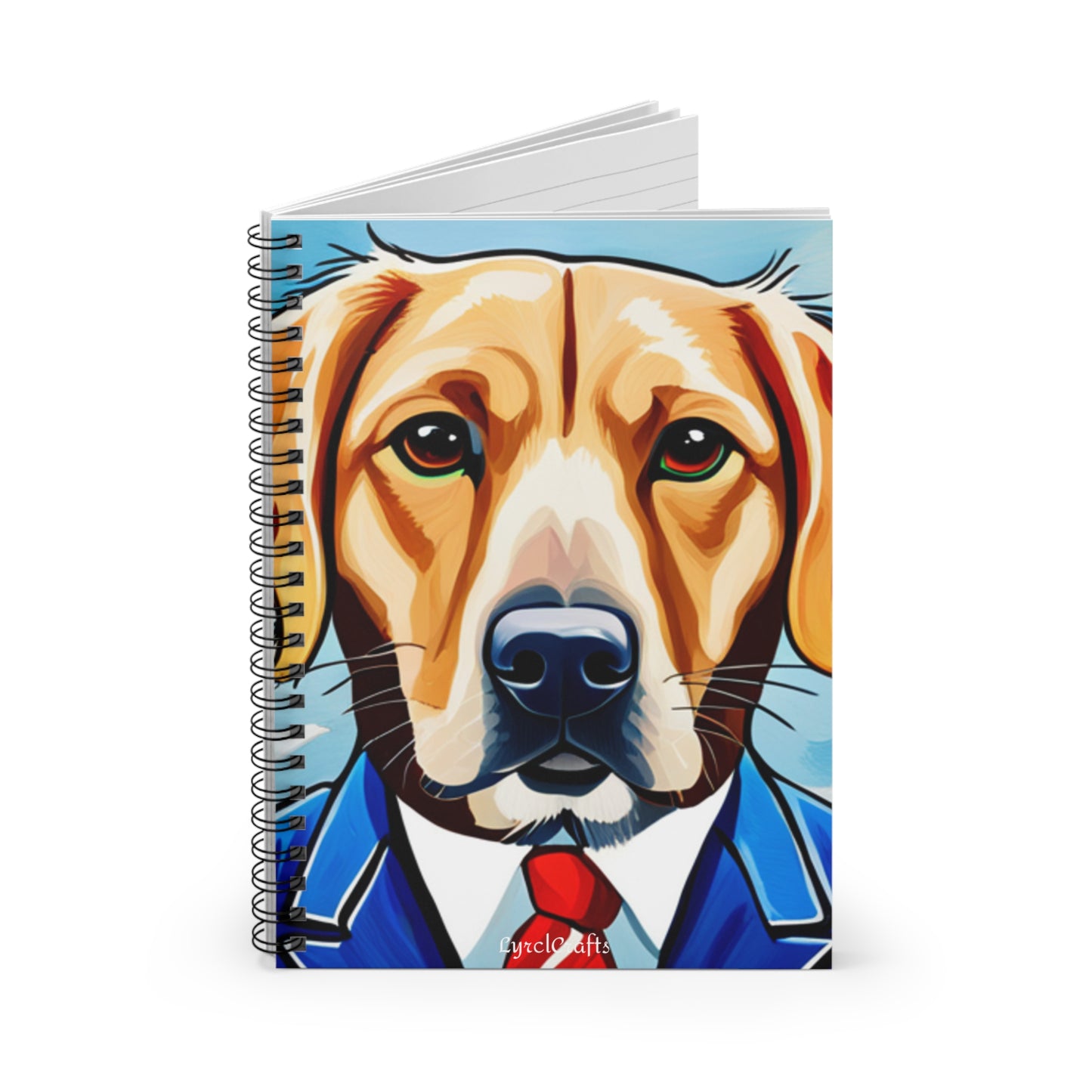 President Labrador Spiral Notebook - Ruled Line