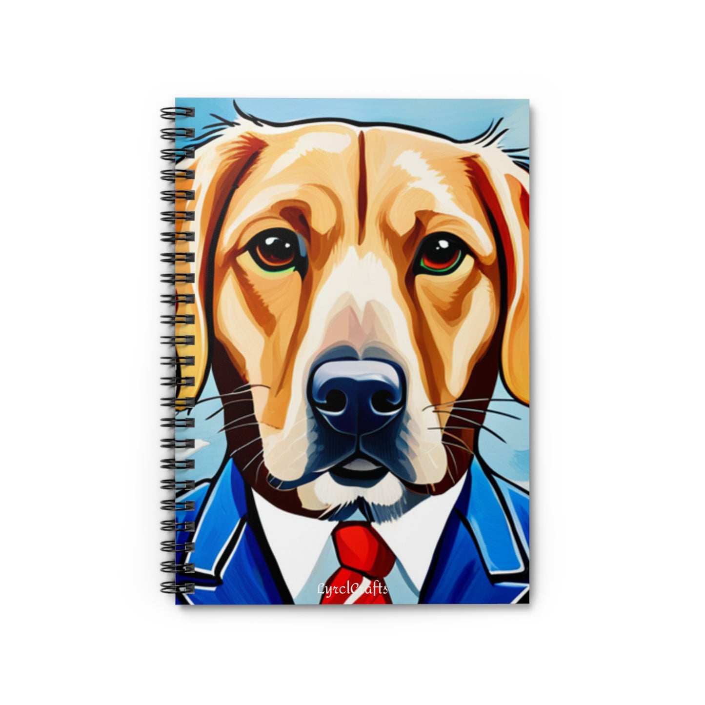 President Labrador Spiral Notebook - Ruled Line