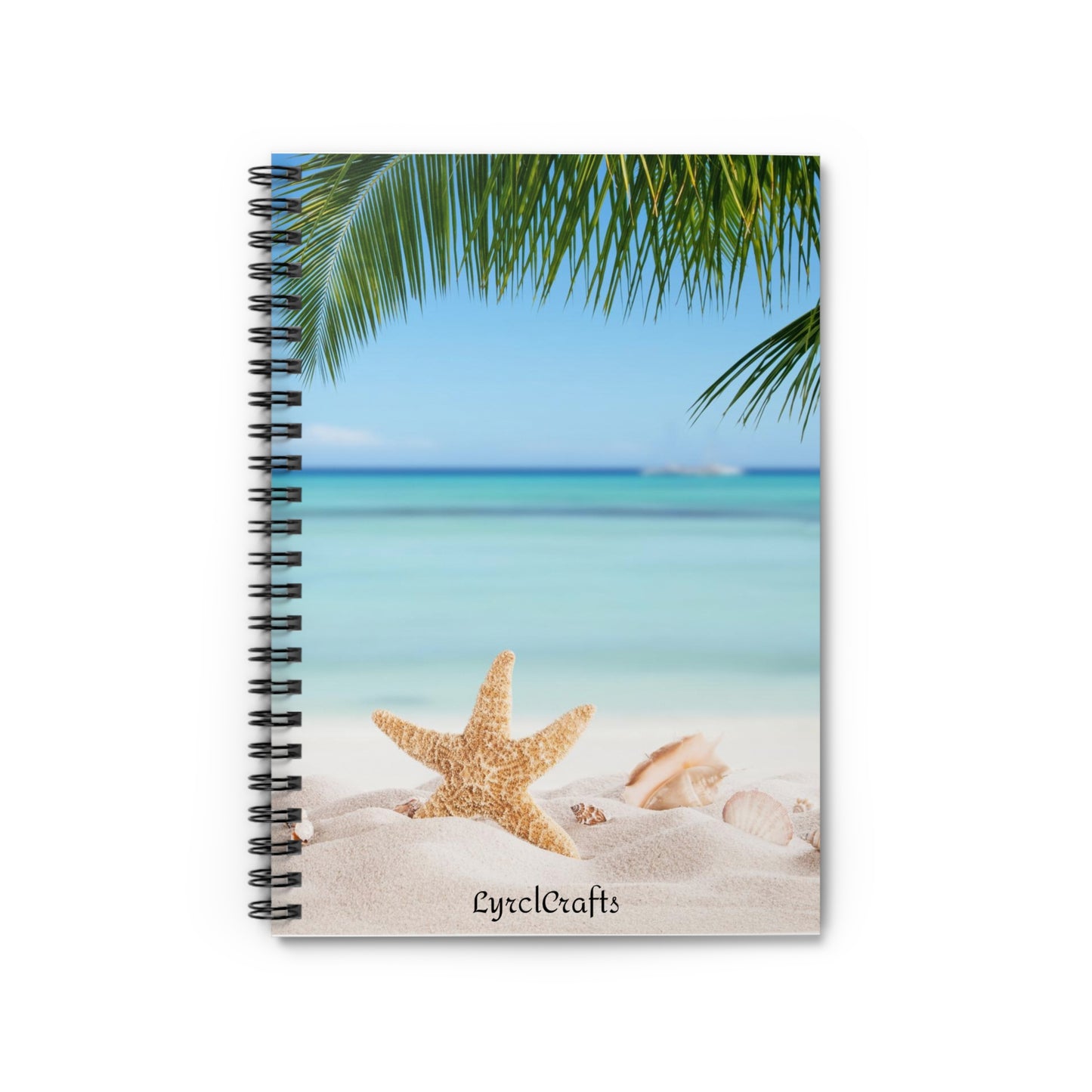 Beach Spiral Notebook