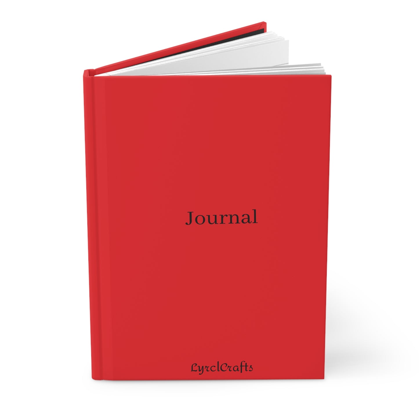 Red Hardcover Journal Matte