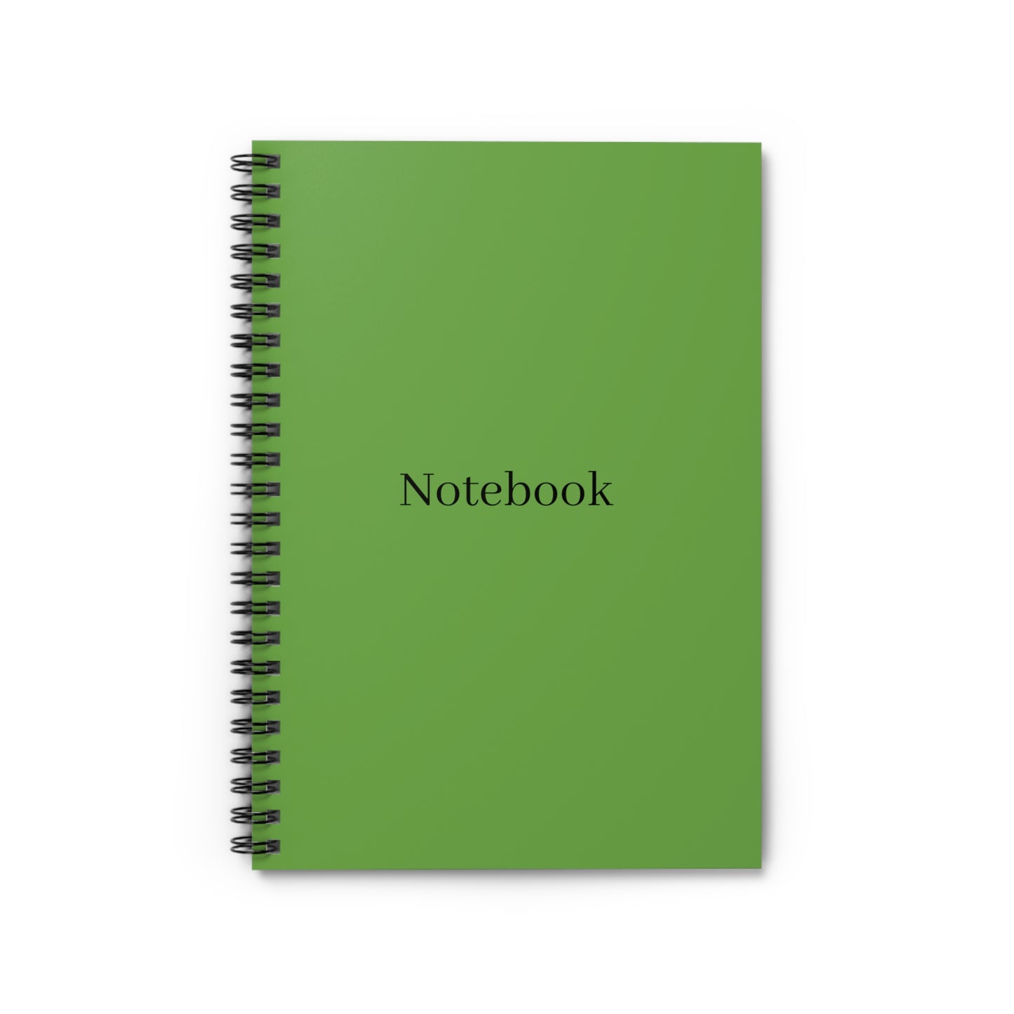 Green Spiral Notebook - Ruled Line