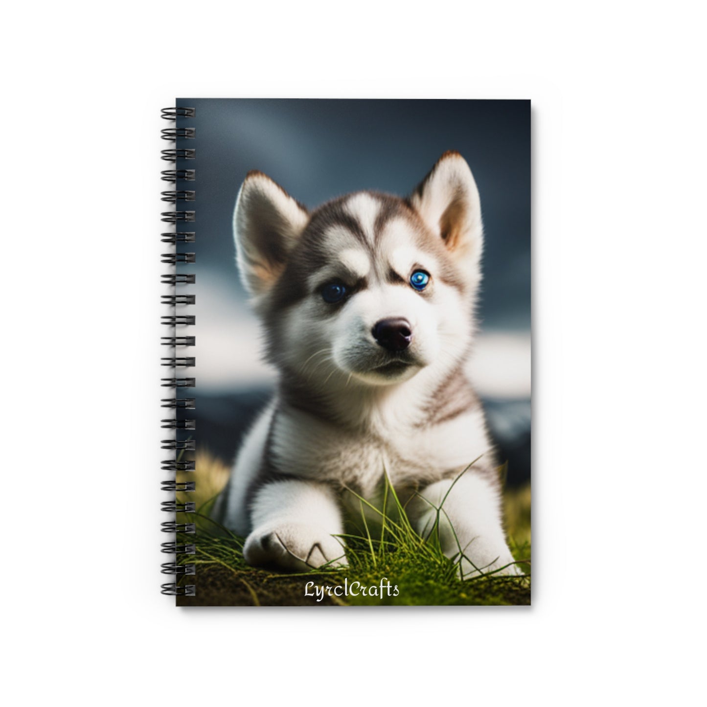 Husky puppy Spiral Notebook - Ruled Line