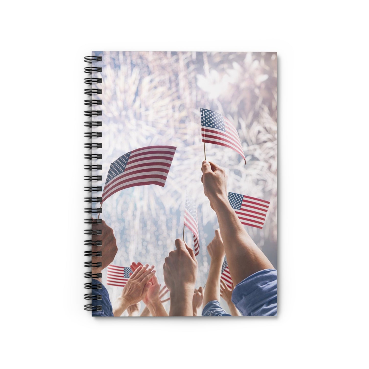 Firework Celebration Spiral Notebook - Ruled Line