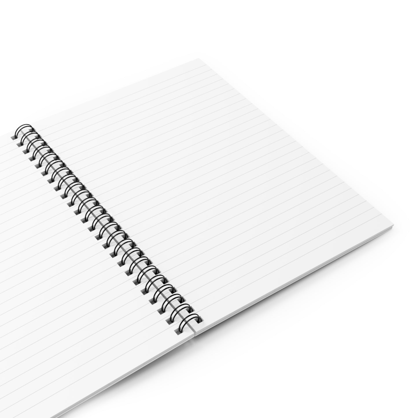 Dark Grey Spiral Notebook - Ruled Line