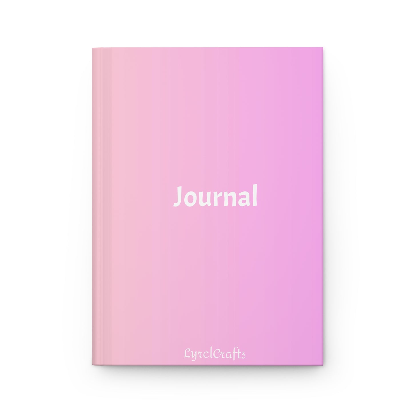 Pink ombré Hardcover Journal Matte