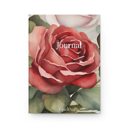 Romantic Roses Hardcover Journal Matte