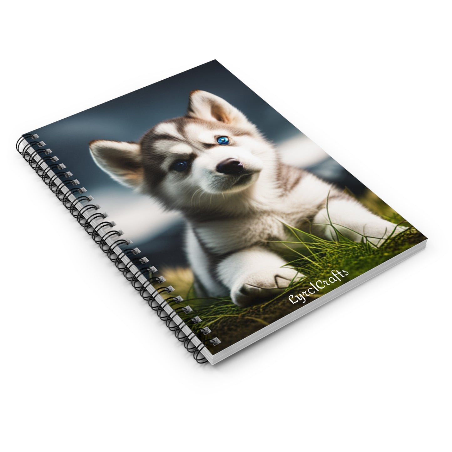 Husky puppy Spiral Notebook - Ruled Line