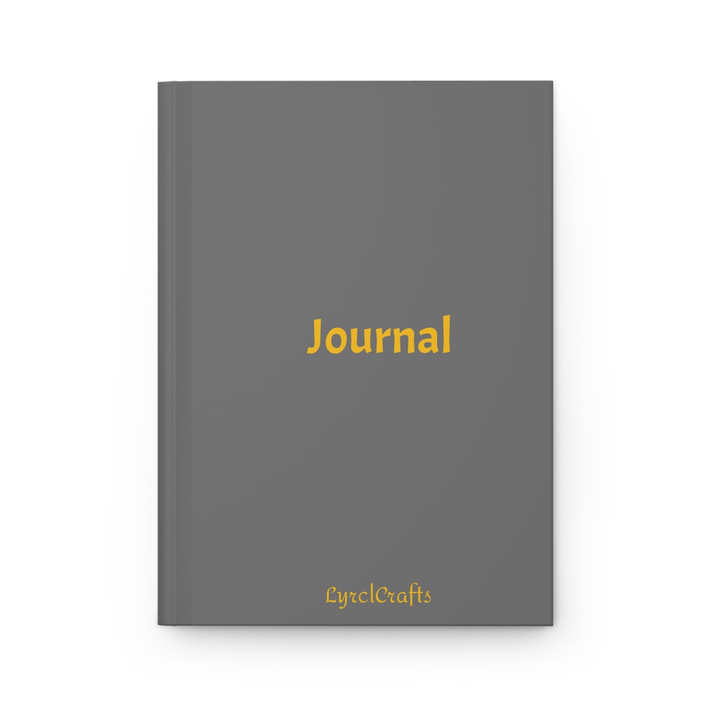 Gray Hardcover Journal Matte