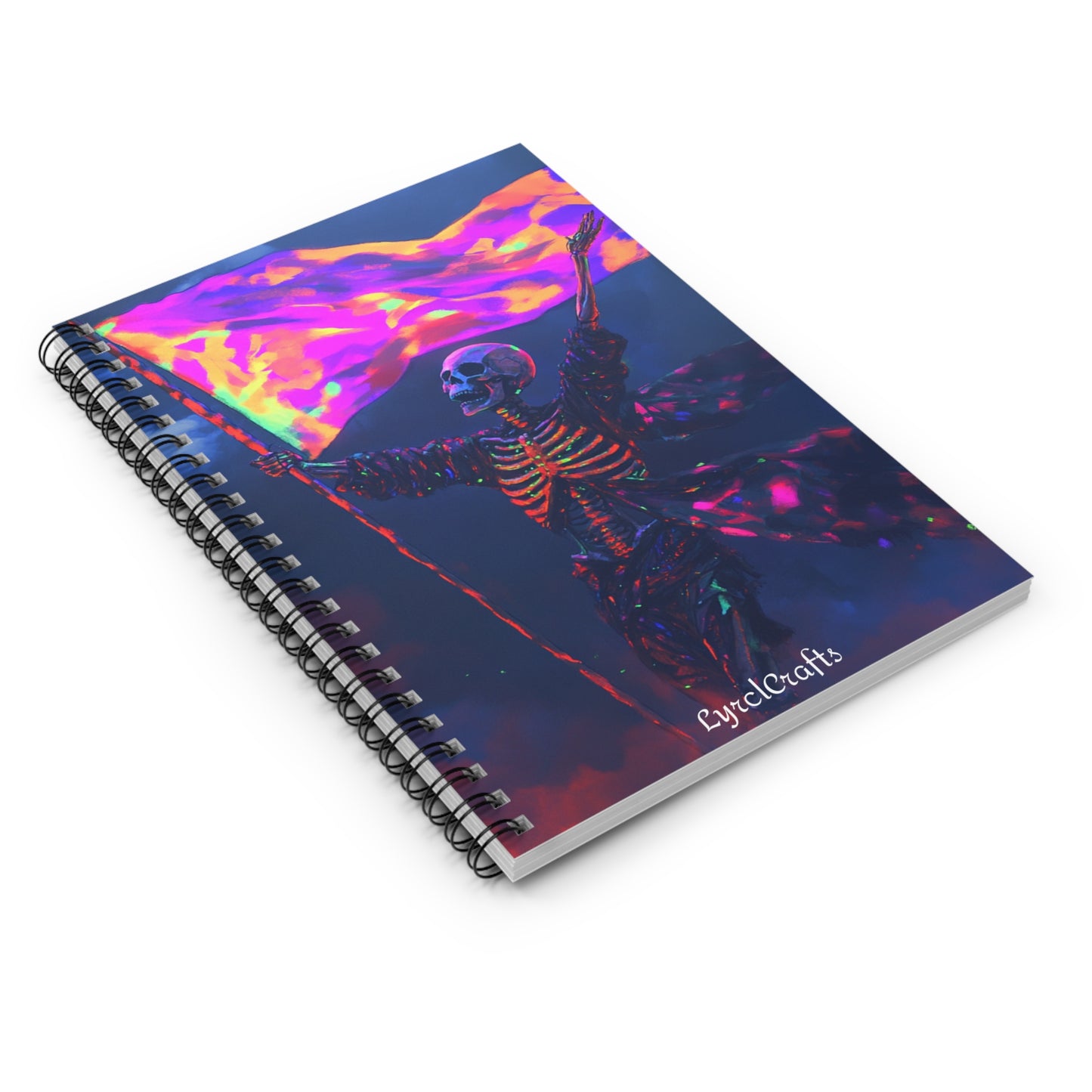 Spooky Color Guard For Life Spiral Notebook - Ruled Line