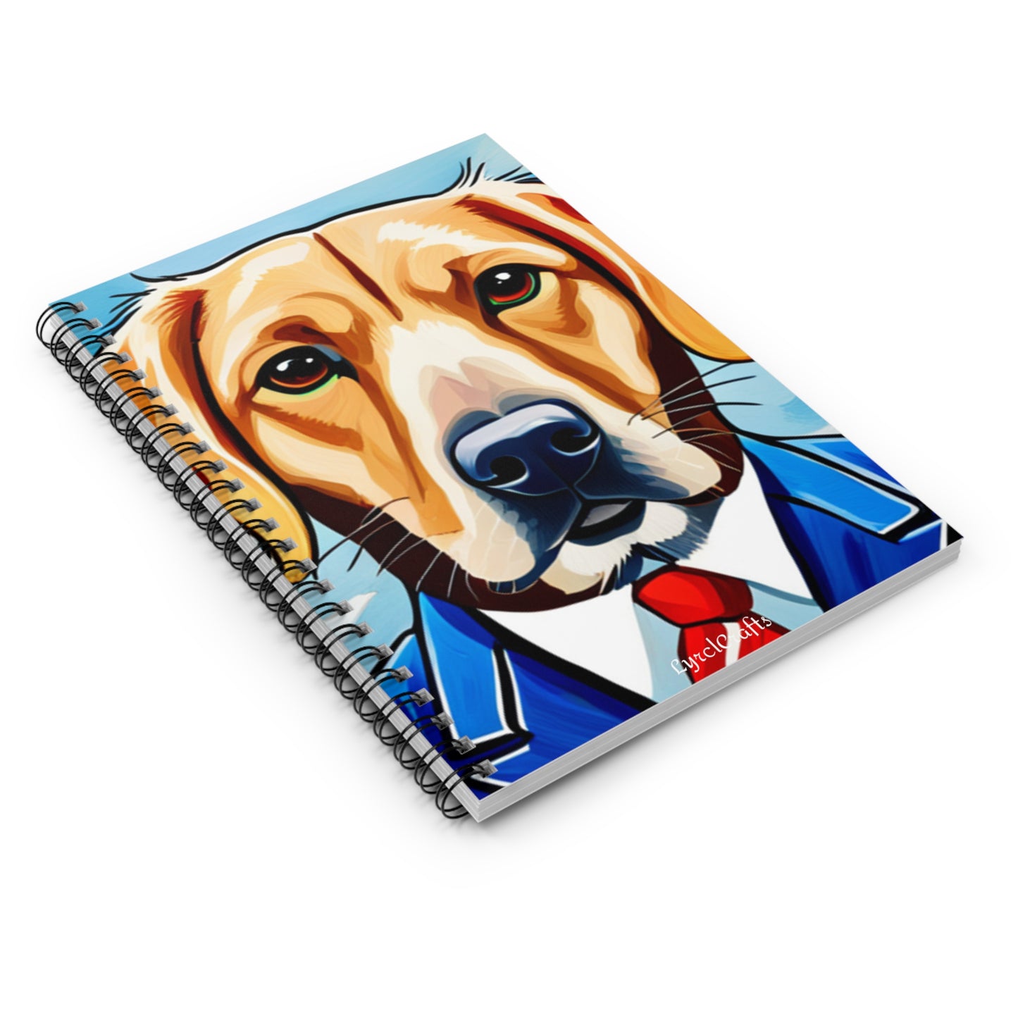 President Labrador Spiral Notebook - Ruled Line