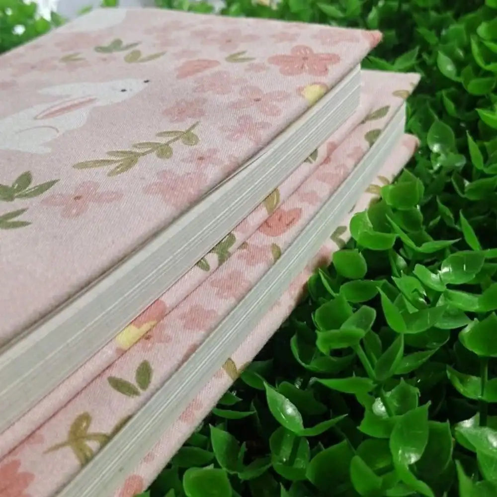 A5 A6 Pink White Rabbit Notebook COVER Planner Case COVER Protective Shell Journal Cover Protector Office Stationery Supplies