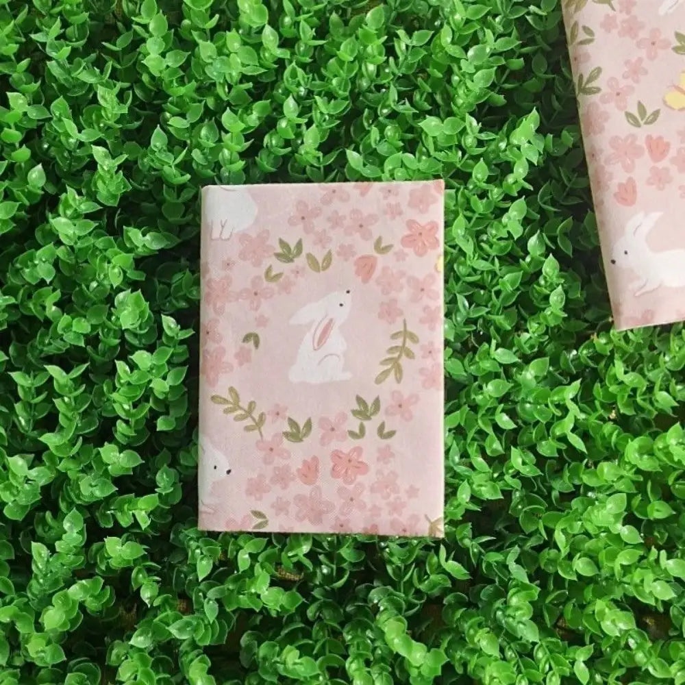 A5 A6 Pink White Rabbit Notebook COVER Planner Case COVER Protective Shell Journal Cover Protector Office Stationery Supplies