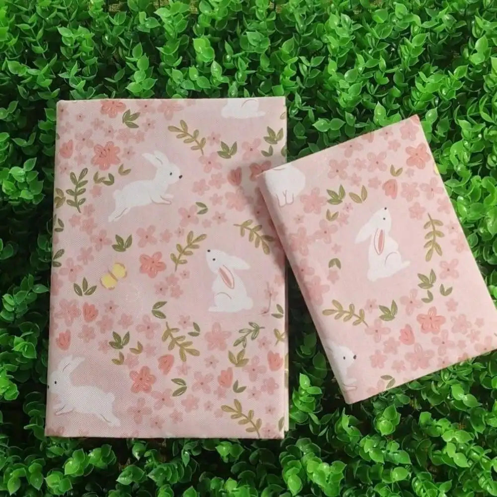 A5 A6 Pink White Rabbit Notebook COVER Planner Case COVER Protective Shell Journal Cover Protector Office Stationery Supplies