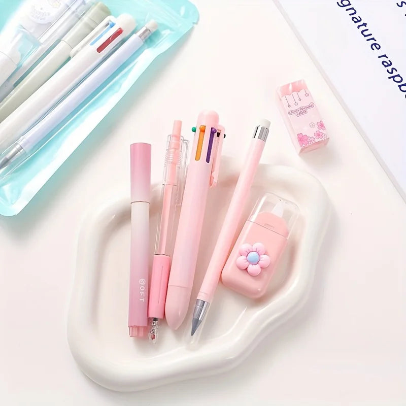 Cute Stationery Set Gift Pack with High Appearance for Students  Graduation Gifts Learning Stationery Handheld Gifts Convenient