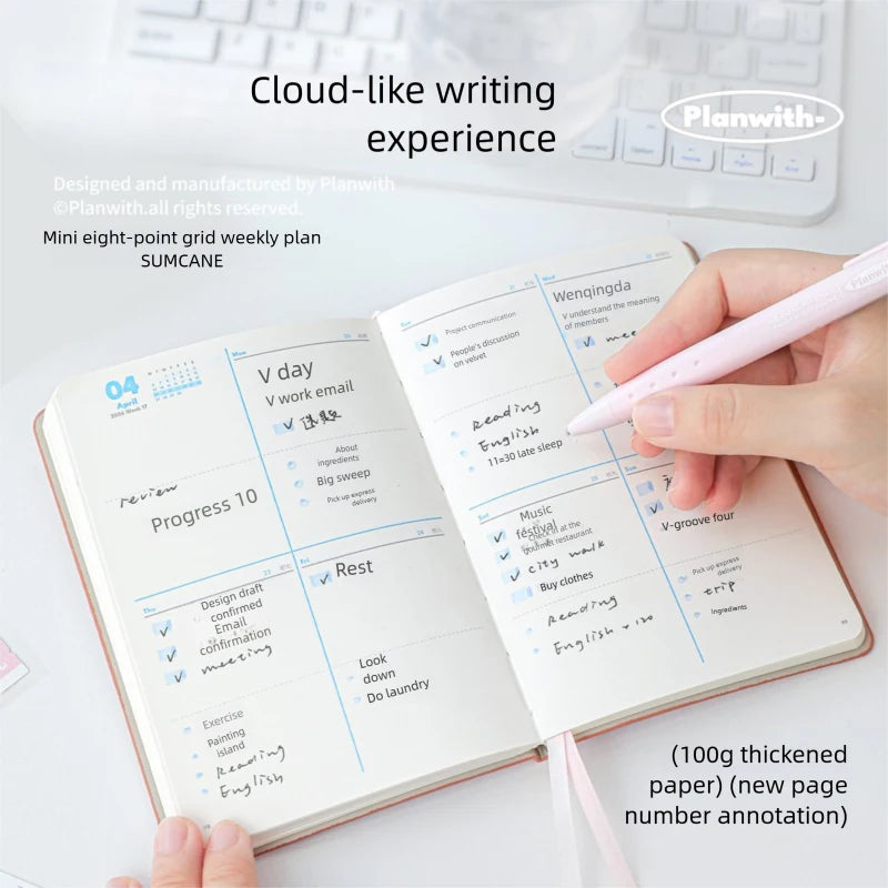 Plan with 2026 Mini Pocket A6 Planner Soft Cover