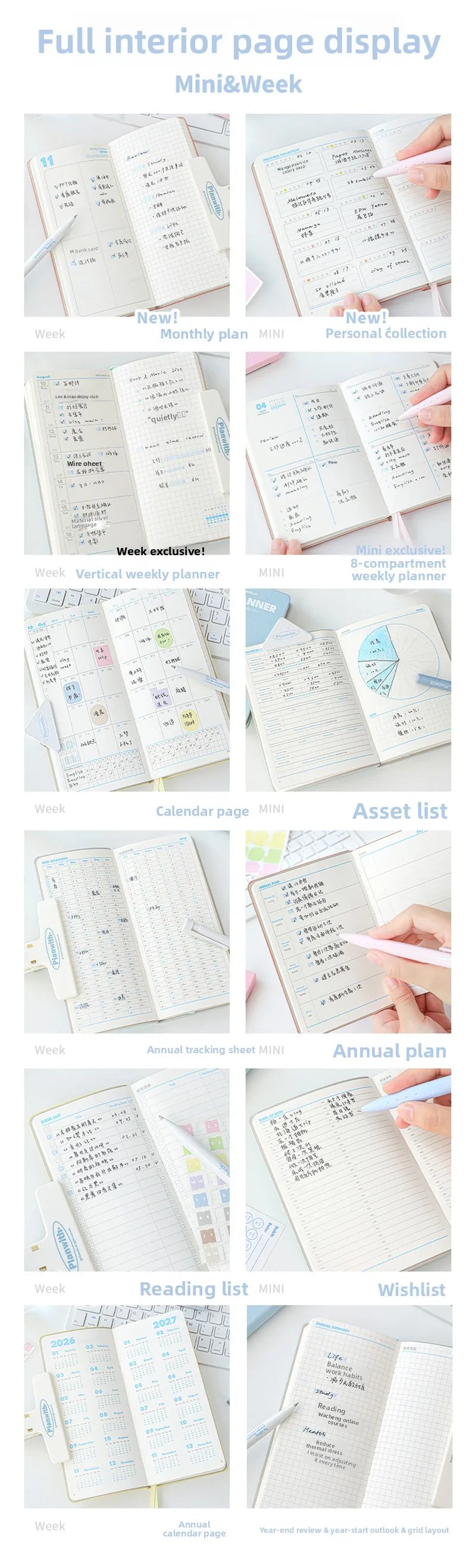 Plan with 2026 Mini Pocket A6 Planner Soft Cover