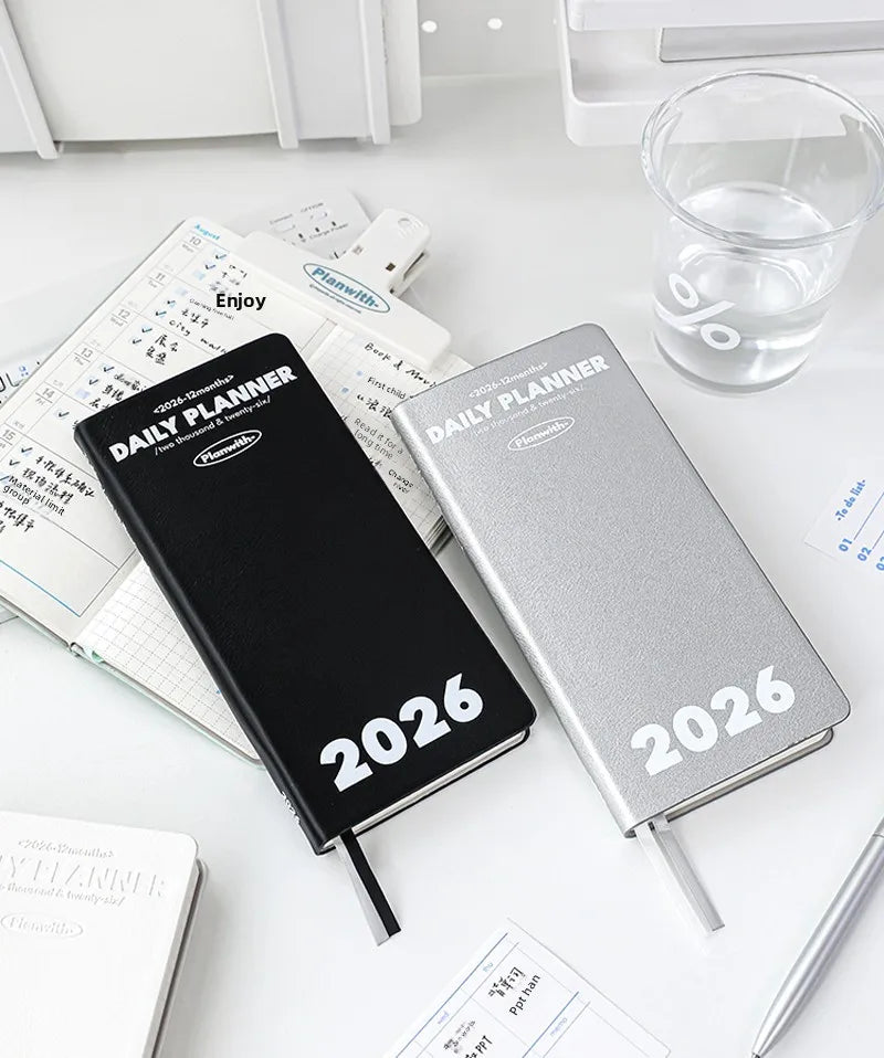 Plan with 2026 Mini Pocket A6 Planner Soft Cover