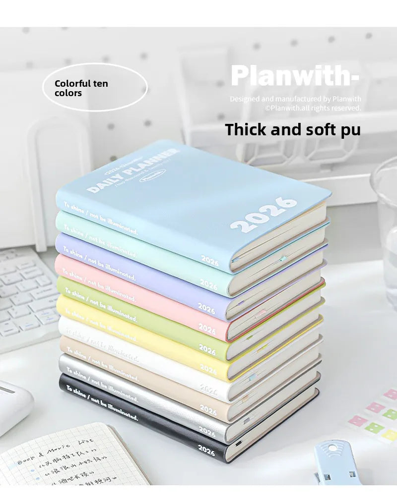 Plan with 2026 Mini Pocket A6 Planner Soft Cover