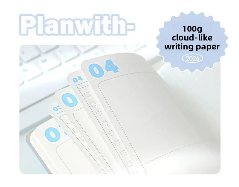 Plan with 2026 Mini Pocket A6 Planner Soft Cover