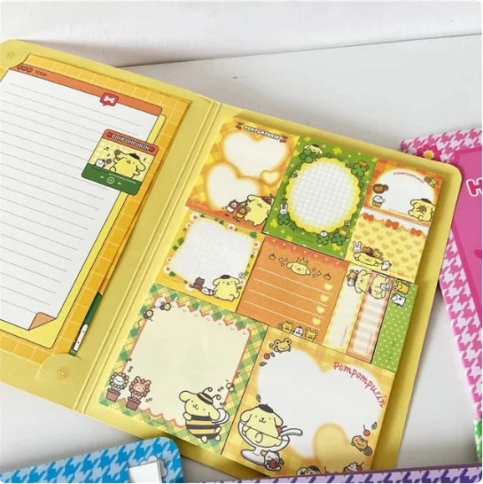 Kawaii Sanrio Hello Kitty Convenience Book Mymelody Kuromi Cinnamoroll Note Book Cute Paste Notepad Student Office Stationery