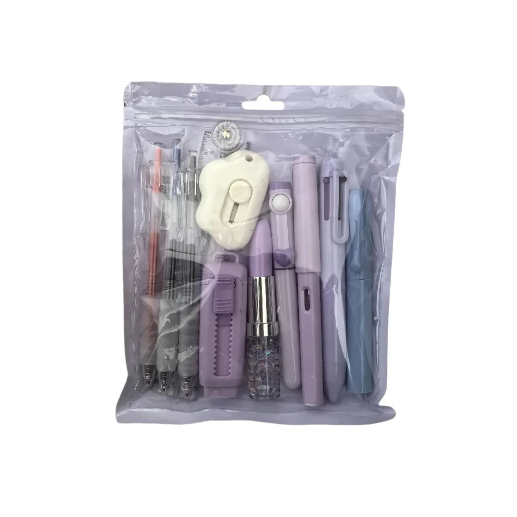 11-in-1 Student Stationery Set Back To School Materials Useful Study Supplies