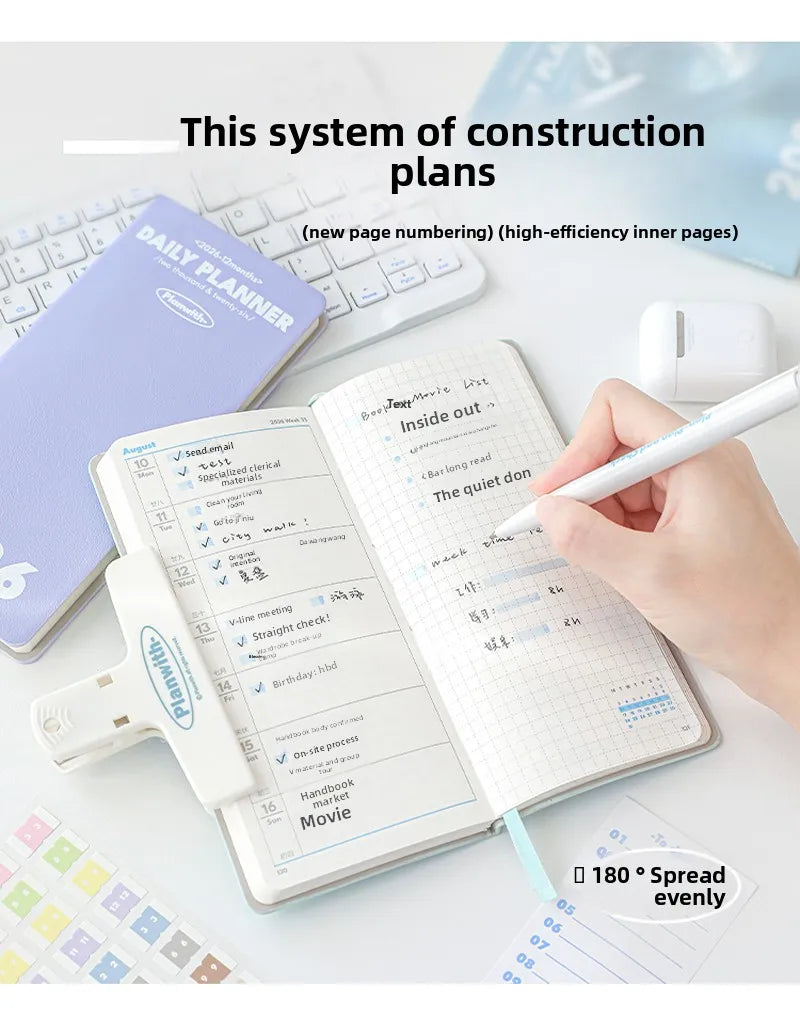 Plan with 2026 Mini Pocket A6 Planner Soft Cover