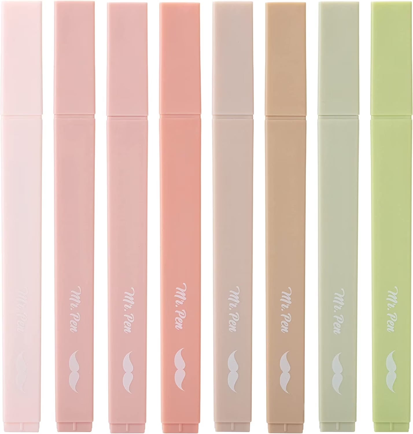 - Aesthetic Highlighters, 8 Pcs, Chisel Tip, Boho Colors, No Bleed Bible Highlighter Pastel